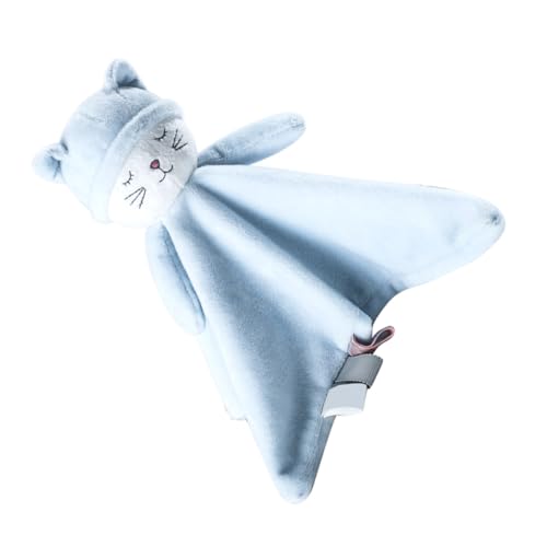 UPKOCH 粉紅うさぎベビーブランケット 新生児向けちゃん おもちゃ タオル兼用抱き人形 小型育児サポート用品 無臭ソフト生地