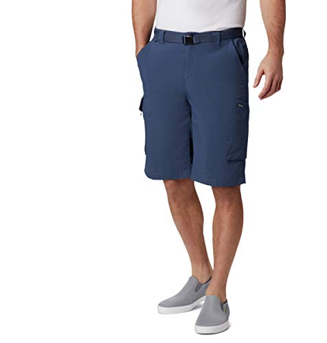 Image of Columbia Men's Regular Fit Shorts (AM4723 Cypress Heather Camo Print 40)