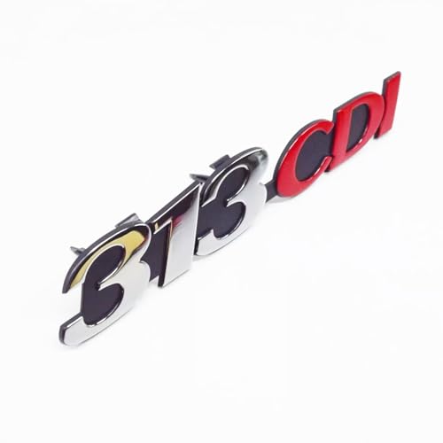 Image of Auto Car 313 CDI Grille Badge Emblem Logo Number Letter Compatible with Mercedes Van Sprinter 901 2003-2006 OE 9018174914 (313 CDI OE 9018174914