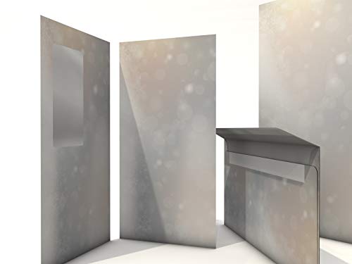 Natale Carta con busta danzanti fiocchi, 20 fogli