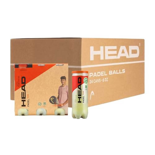 Kiste Bälle Packs 3 Dosen Head Padel 575651 (8 Packungen Mit 3 Dosen)