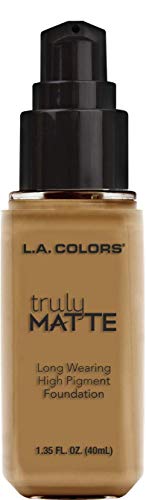 Image of L.A. COLORS Truly Matte Foundation, Deep Tan CLM361 (Pack of 2)