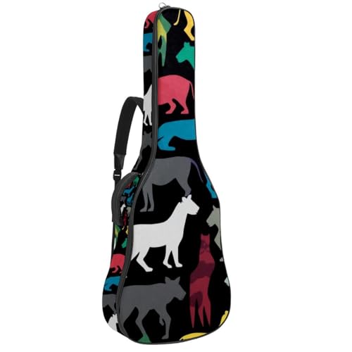 Housse guitare acoustique étanche contre l'humidité pour instruments de 40 à 42 pouces
