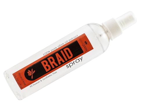 Black Queen Olive Oil Spray para Trenzas 8 oz