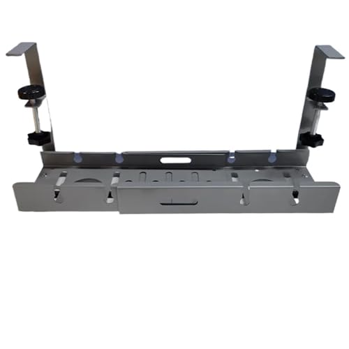 Bandeja Portacables Bajo La Mesa Organizador de cables ajustable sin taladro, bandeja de gestión de cables debajo del escritorio, gestión de cables, soporte for cables, estantes for cables de escritor