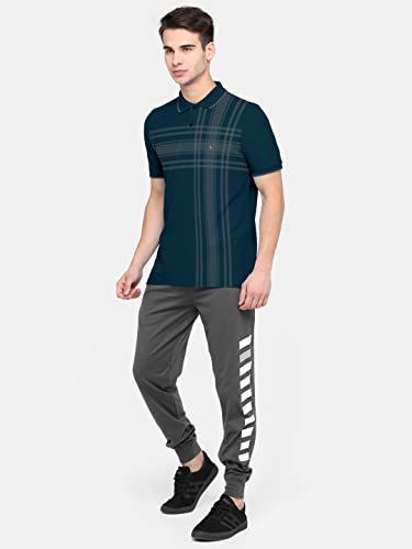 BULLMER Mens Regular Fit Printed Polo Collared Tshirt