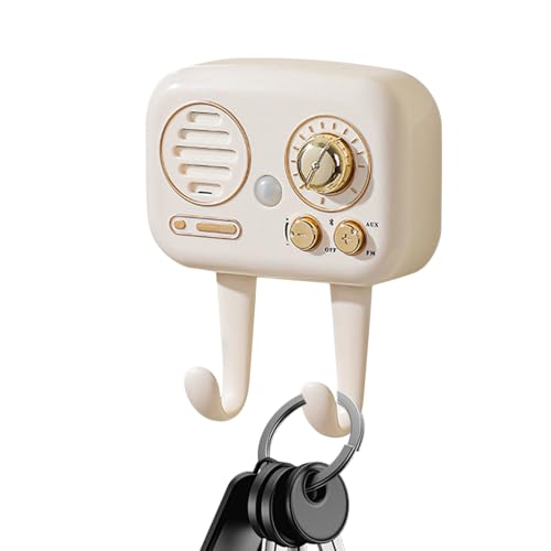 Schlüsselhaken für die Wand – Schlüssel-Organizer für die Wand mit Erinnerung, Audio | Smart Sensing Eingangsbereich, Aufbewahrung, Organizer für Büros, Haustür, Wohnung, Mieteinheit, Zimmer