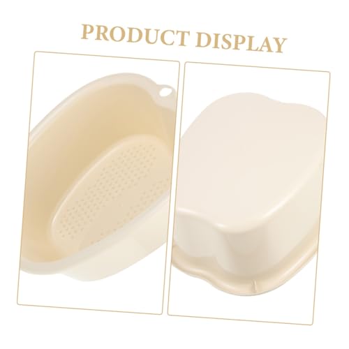Baldes para baño de pies de plástico resistente, 3 unidades miniatura 4