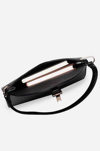Image of Allen Solly Women's Medium Shoulder & Crossbody Bag | Vegan Leather | Textured Finish | Lightweight & Durable | Everyday Use