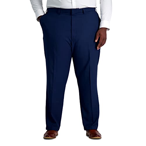Haggar Men's Smart Wash Performance Suit Separate Pant-Regular and Big &amp; Tall Sizes, Midnight-BT, 48W x 29L - image 1