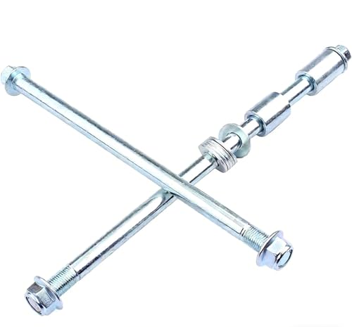 Perno de rueda delantera de 225mm y eje trasero de 12mm para minimoto 4