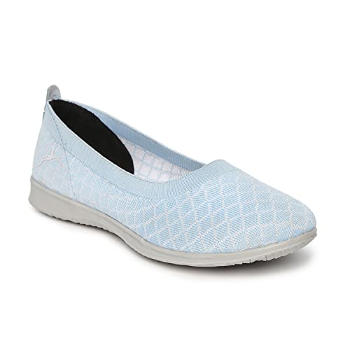Image of Marc Loire Women's Lightweight Athleisure Knitted Active Wear Slip-On Ballerina Casual Shoes for Daily Walking