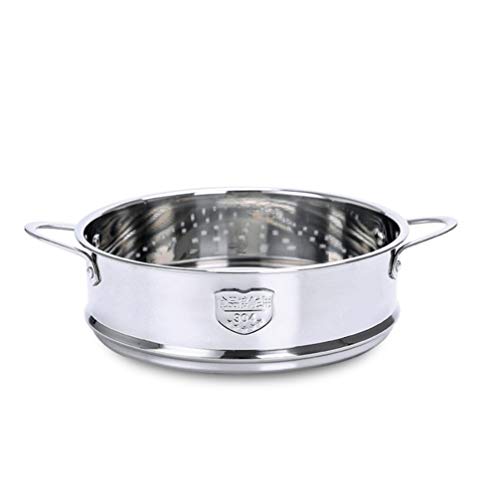 DOITOOL Stainless Steel Steamer Pot Vegetable Food Steamer Basket Insert Kitchen Saucepot Dim Sum Dumplings Bun Steamer 16cm