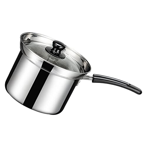 DEPILA 1 set Stockpot French Wings Oil Melting Serving Food with Warmers Steaming Saucepan Chocolate Lidded Filter Home Bowl Drain Boiler Hot Multipurpose Cooking Shabu Cookware Frying Woks