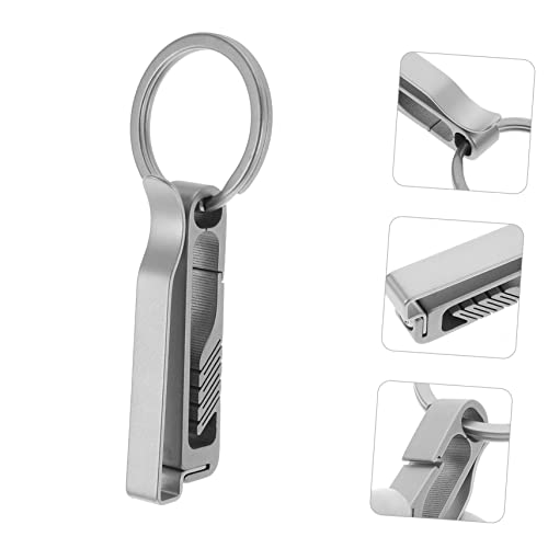 Porte-clés alliage résistant clip mousqueton accessoire homme