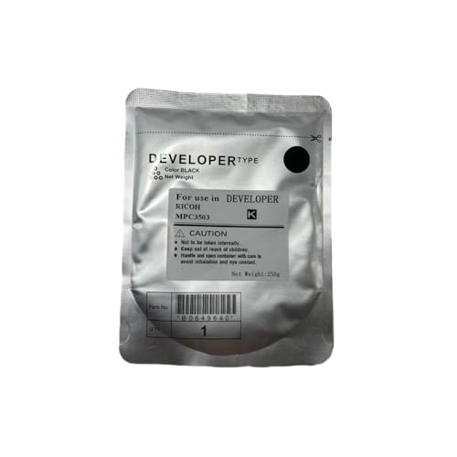 UAZNJFZ Compatible 250g Developer Powder for Color Copiers Suitable for Various Models Including MPC2003 MPC2503 MPC3003 MPC3503 MPC4503 MPC5503 MPC6003(BK-250g)