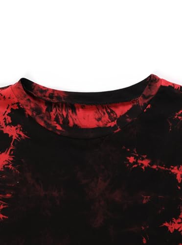 SOFIA'S CHOICE Women's Crewneck Tie Dye Shirts Basic Short Sleeve Casual Summer Tee Tops4