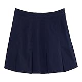 vineyard vines Women's Stretch Twill Pleated Mini Skirt, Nautical Navy