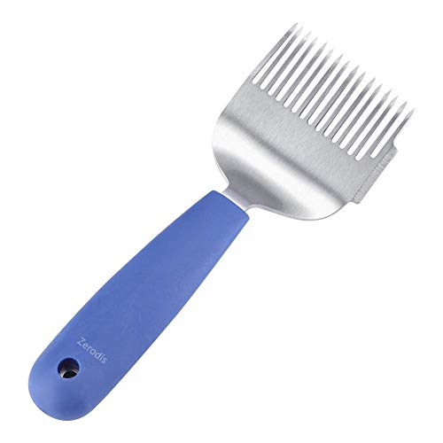 LECHI Bee Uncapping Fork, Stainless Steel Straight Needles Plastic Handle Bee Honey Sparse Rake Shovel Beehive Supplies Beekeeping Tools