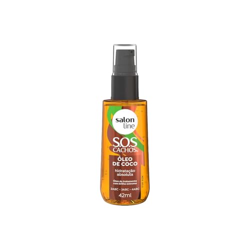 Salon Line, Óleo de Coco, SOS Cachos, Vegano - Para Cabelos Ondul...