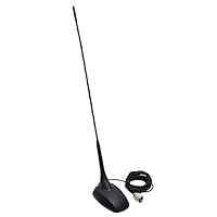 PNI Extra 48 CB Antenne SWR 1.2 Magnethalterung enthalten, 45 cm Höhe, 4 m RG58174 Kabellänge 10 km, 150 W