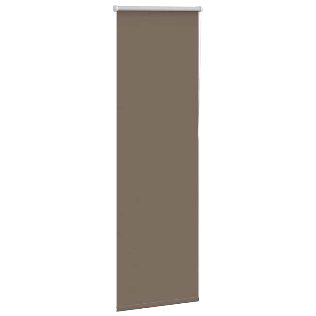 Store enrouleur occultant pour fenêtre - Marron café - 50 x 150 cm - Protection solaire opaque - Régulation de la chaleur - Montage sans perçage