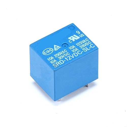 Relais de puissance SRD-12VDC-SL-C T73 12V 10A pour circuit imprimé PCB domotique