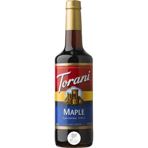 [vVbv 750ml Torani g[j t[o[VbvbeEpP[LEfU[gEJNeɁbMaple Flavor Syrup Ɩp OX{gyDELICIOSAz