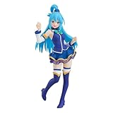 DEXSHUN Figura de Aqua Anime Una Explosión en Este Mundo Maravilloso Estatua Megumin/Aqua Figuras Posición de Pie PVC Mercancía Modelo Decoración de Mesa Regalo 18cm