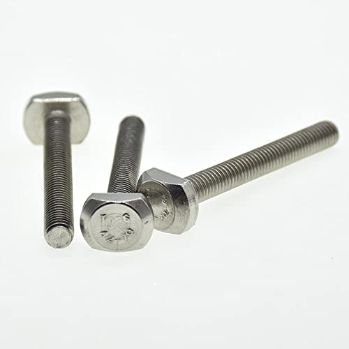 GatherTOOL 1/2Pcs T Shape Punch Milling Machine Screw M5 M6 M8 M10 Stainless Steel Threaded Rod Clamping Cap Bolt for T-Slot T-Head Bolts (Dimensions : M10-40mm(1pcs))