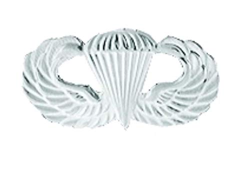 HMC Army Paratrooper Lapel Pin - Bright Nickel - 14745SI (1 1/4 inch)