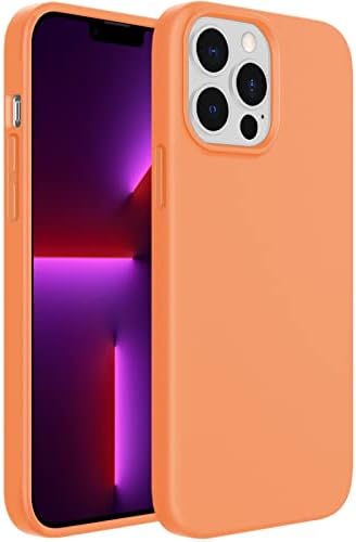 JETech Silicone Case for iPhone 13 Pro Max 6.7-Inch, Silky-Soft Touch Full-Body Protective Case, Shockproof Cover with Microfiber Lining (Black)