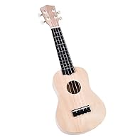 The wood is not painted, you can paint it as you like. Interesting and useful, can arise interest in hand work and improve skills. This kit includes every piece that a Ukelele has, all are precisely made and can be assembled into a real Ukelele. Made...