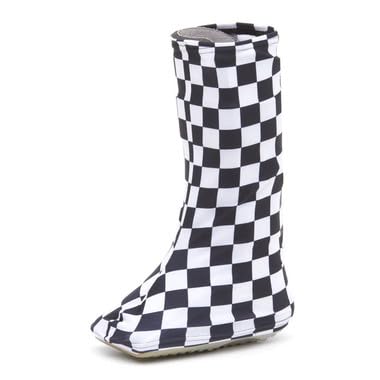 CastCoverz! Walking Boot Cover - Checkerboard - Size A - High Top - Fashionable, Protective, and Washable - Bootz! - Made in the USA