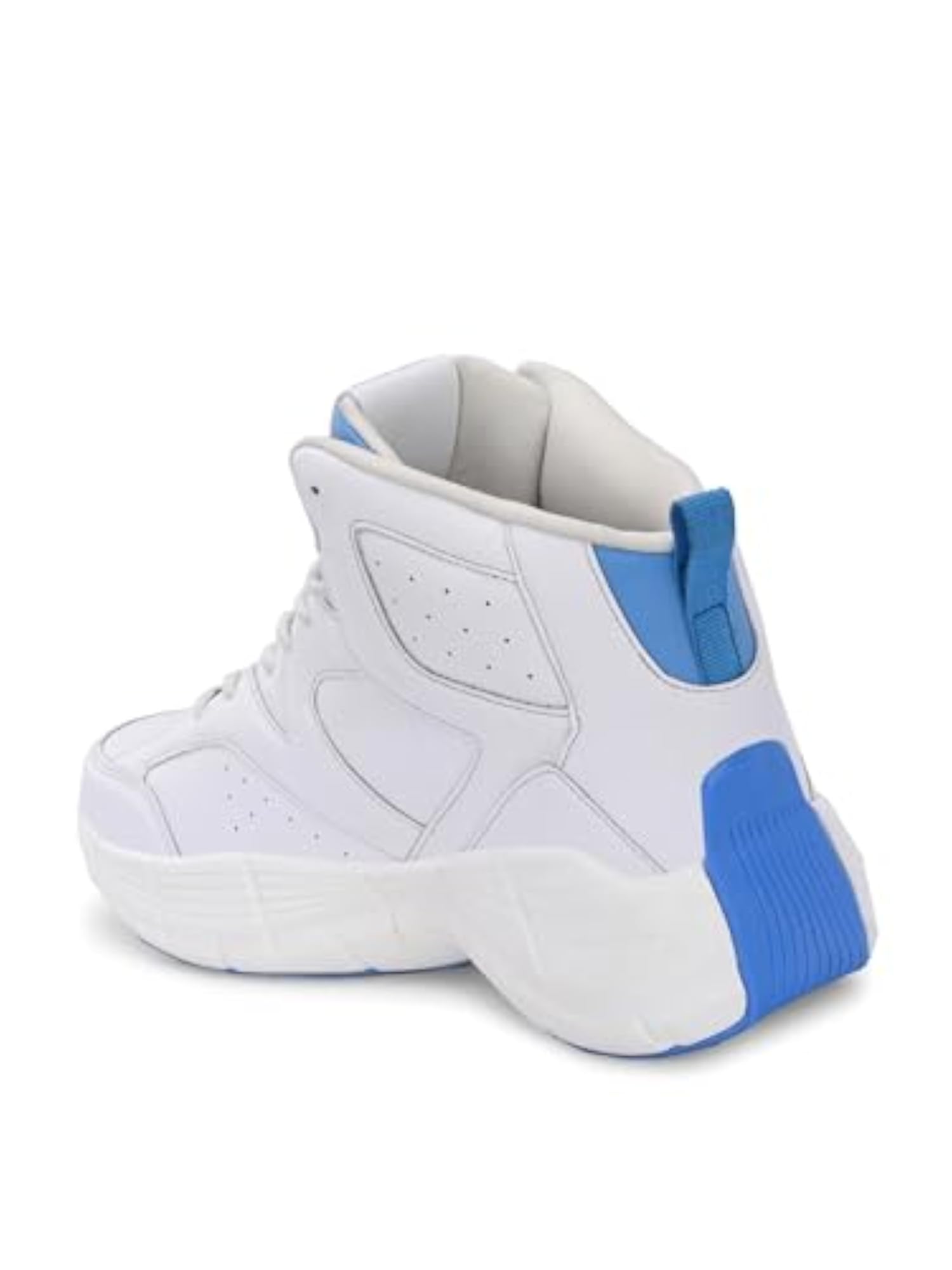 Casual Rider Jacket in White and H.Blue