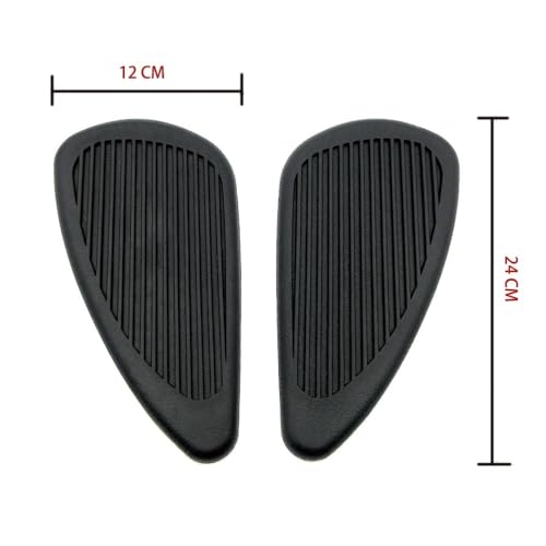 Moto réservoir carburant pad rétro en élastomère premium finition soignée