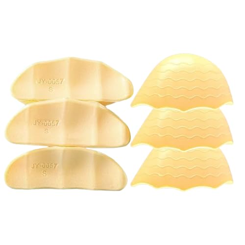 Plantillas de relleno de dedos para mujer, 3 pares de rellenos de dedo del pie | Espuma de poliuretano suave y transpirable para vestidos, zapatos, bailarinas de baile, sandalias, botas de aguja para