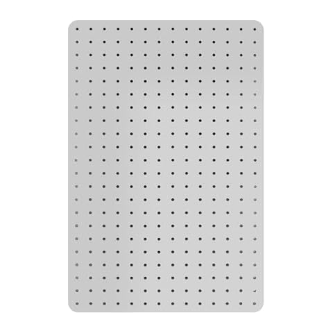Cathedral Products White Peg Board with Hooks Cover