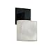 Justice Design Group CLD-8707-30-NCKL Clouds Collection Aero ADA 1-Light Wall Sconce Without Arms