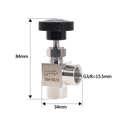 Vanne à pointeau 1/4 pouce inox 304 femelle pour stopper les fuites de pression
