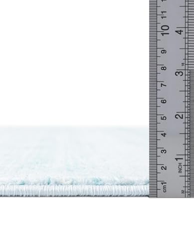 Tapete decorativo Unique Loom 79x244 cm Turquesa/Ivory miniatura 2