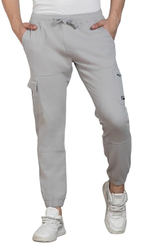 Image of Dennis Lingo Men's | Solid | Mid Rise | Relaxed Fit | Cargo Joggers