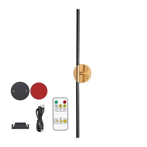 Aplique dorado regulable de 80cm con diseño magnético y recargable por USB Tipo-C 2