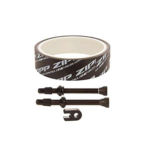 Zipp Tubeless Kit Includes 26mm Tape, 2 Universal 66mm Valves and 1 Valve Core Wrench, Fits 303. 303s