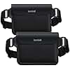 Lamicall Waterproof Fanny Pack Pouch - [2Pack] [2025 Elastic Waist Strap] IPX8 Dry Bags Water Proof Pouch for Swimming, Beach, Kayaking, Cruise Ship Essentials, 8.7” for iPhone 17 16 15 Pro Max Air