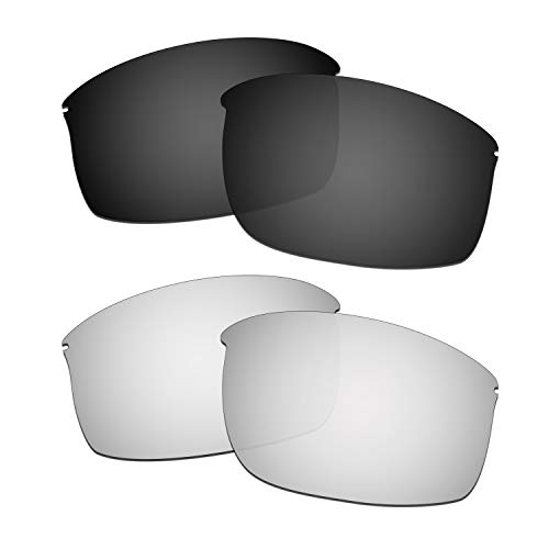 Lentille Oakley Wiretap renforcée rechange noir titane anti-rayures