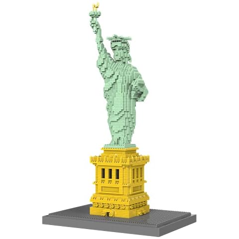 dOvOb Statue of Liberty Micro Mini Blocks Building Set (2510PCS) - Architectural Model Toys Cover