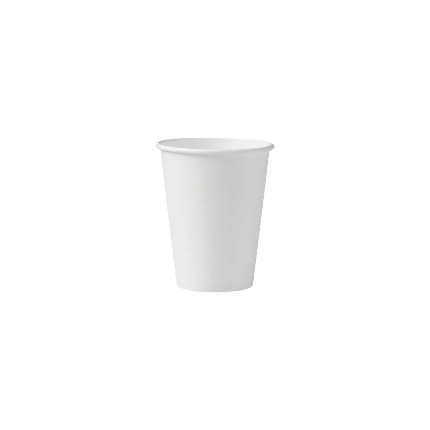 OLO 412WN-2050 Single-Sided Poly Paper Hot Cup, 12 oz. Capacity, White Sleeve of 50 White