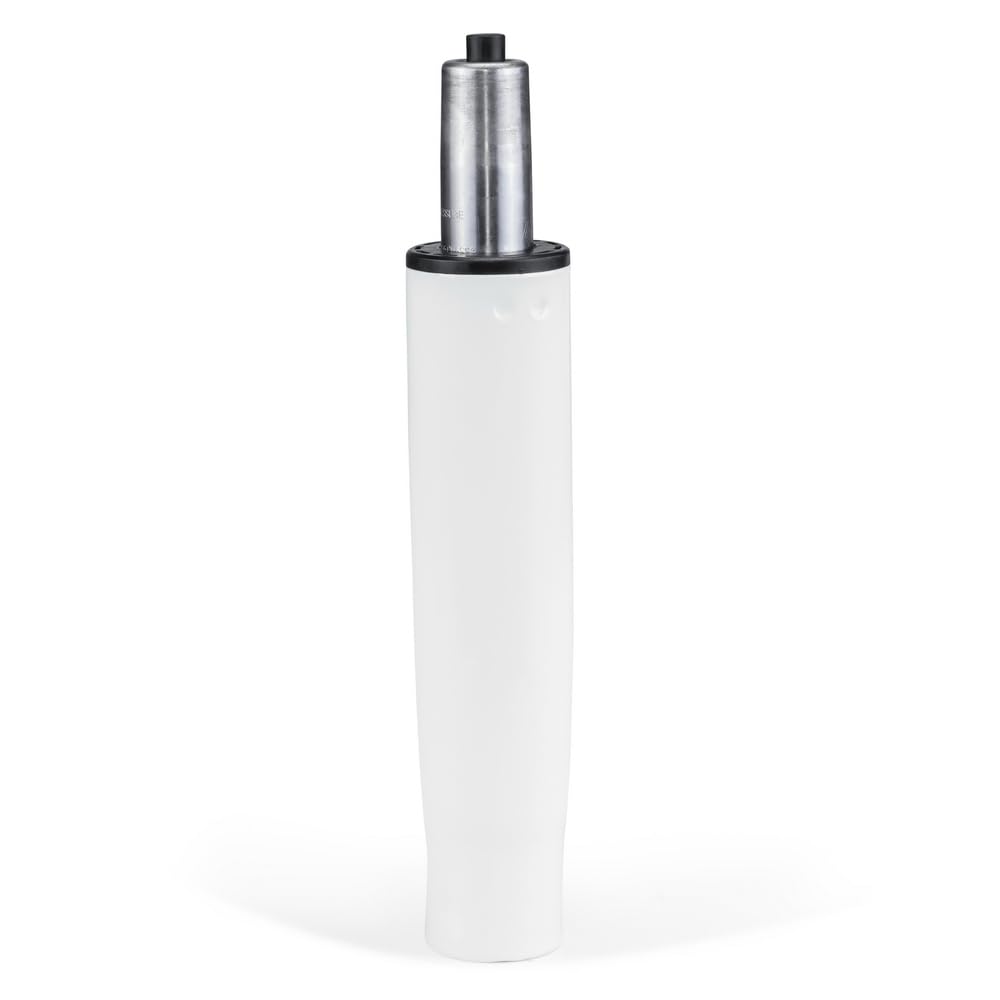 HJH Office 723-10 Molla a gas per sedia da ufficio L 29-40 cm Metallo Bianco, massimo peso 180 kg