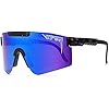 P-V Sports Polarized Sunglasses for Men Women Frame Cycling Glasses Sport Sunglasses UV400 Protection Bike (C05)